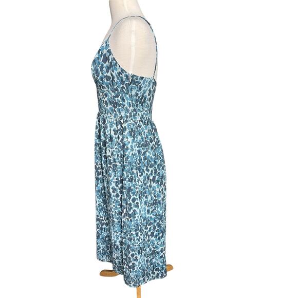 House of Harlow 1960 x Revolve Brena Dress Midi Blue Keyhole Boho Size Medium - Picture 5 of 13